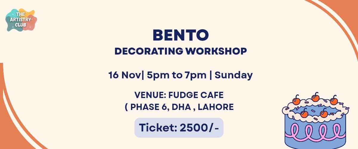 Bento Decorating Workshop- 16 November, 2025