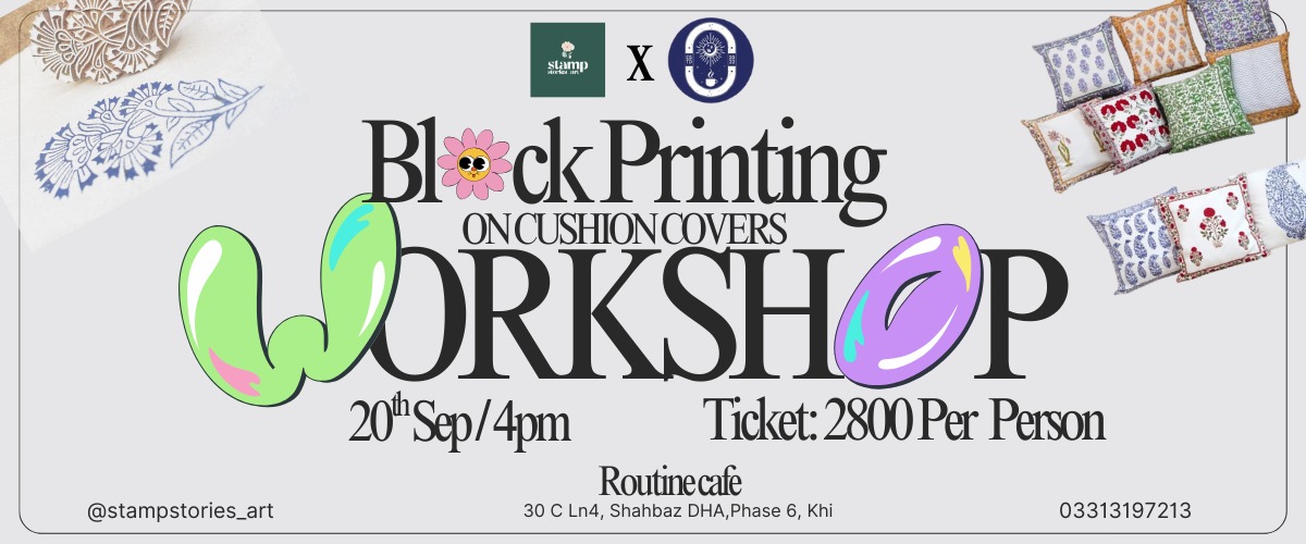 Block Printing Workshop 