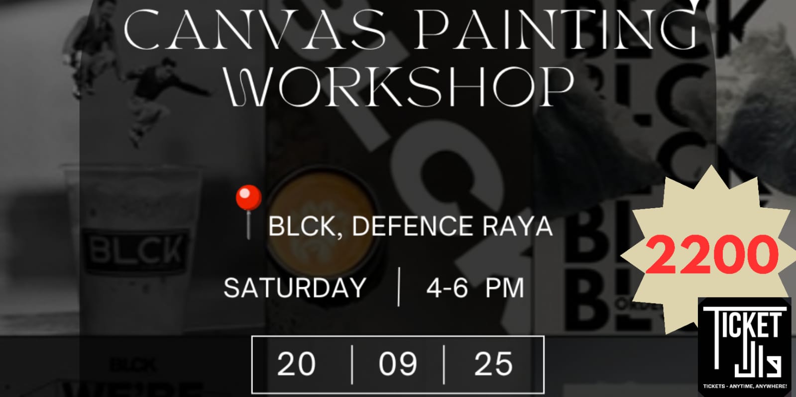 Canvas Painting- Saturday 20th September