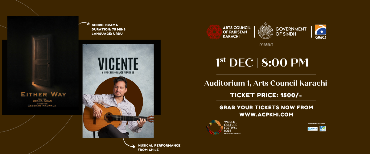 Either Way (Theatre) & Vicente (Music).