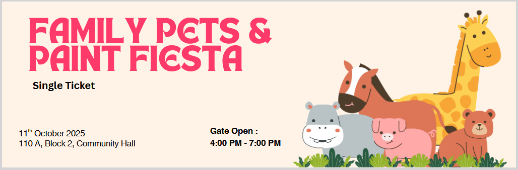 Family Pet And Paint Fiesta