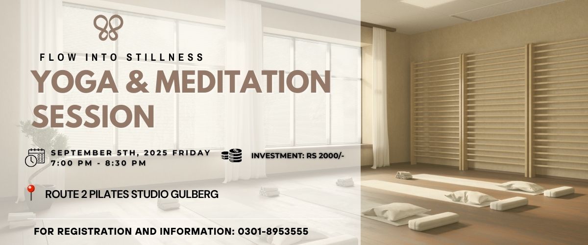  Flow into stillness Yoga & Meditation Session