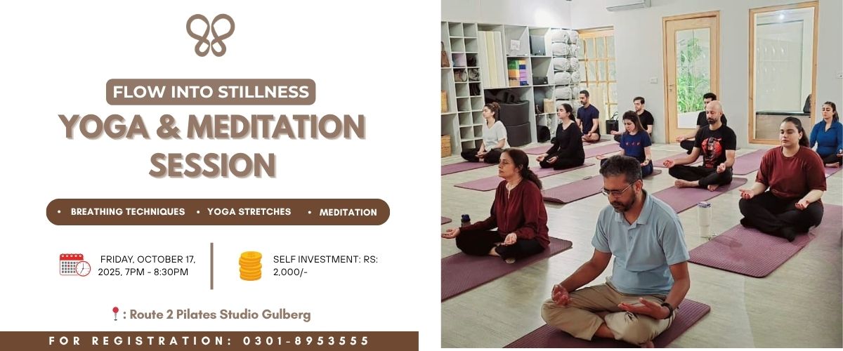 Flow into stillness  Yoga & Meditation Session