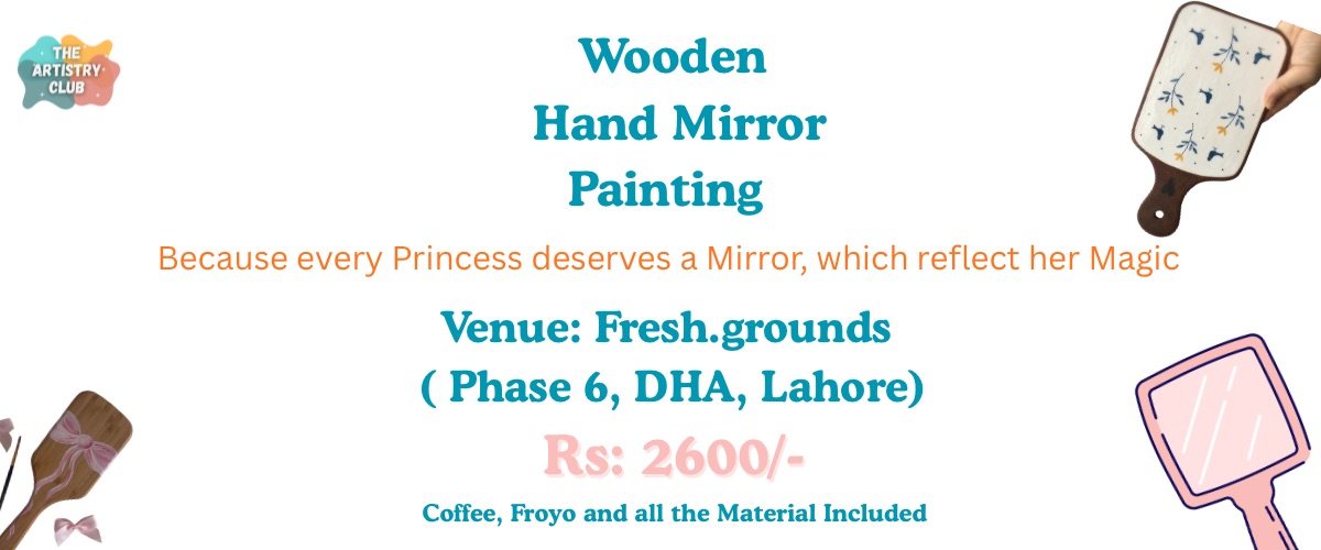 Hand Mirror Painting Session