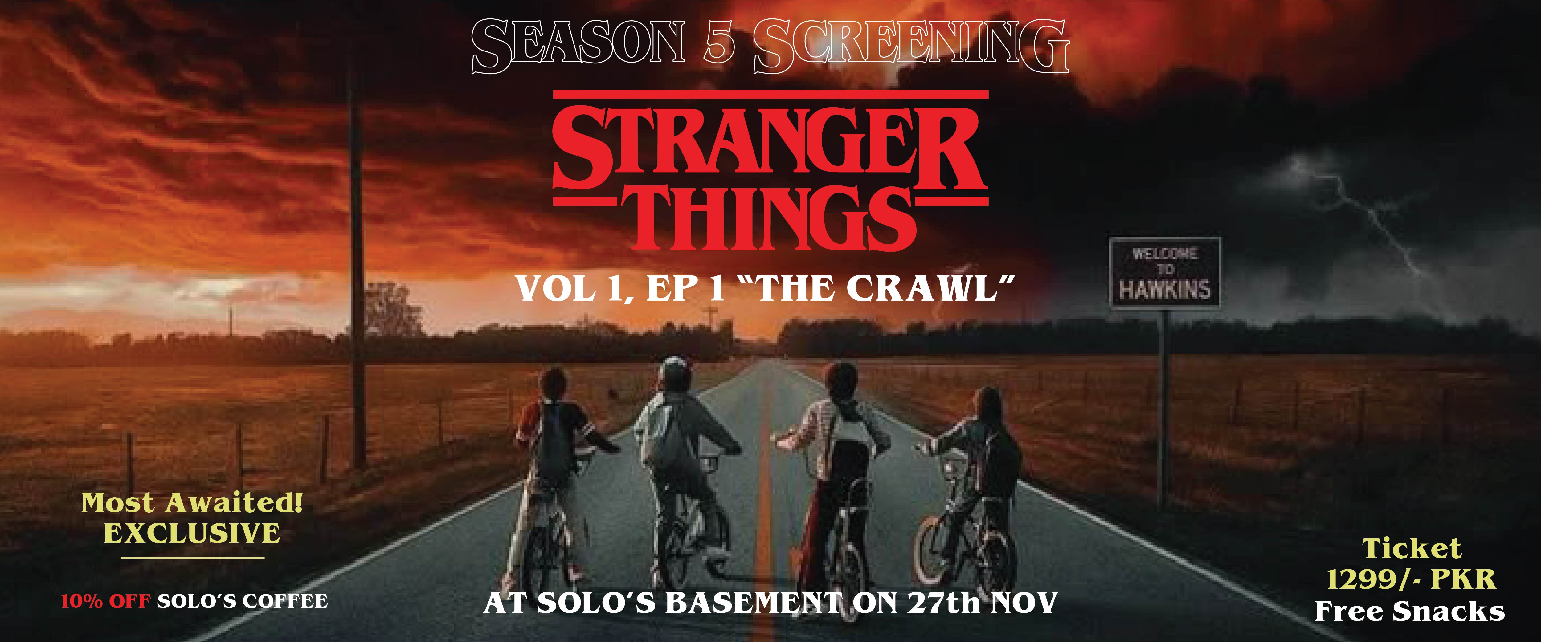 Hawkins is calling: Stranger Things Screening