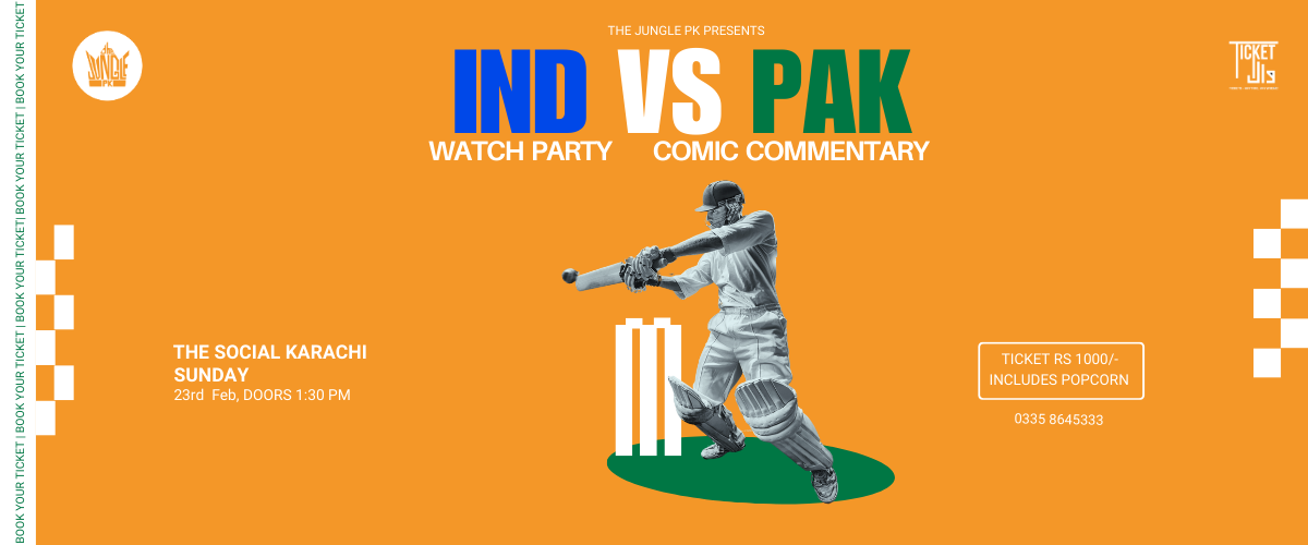 India Vs Pakistan Comic Commentary + Watch Party