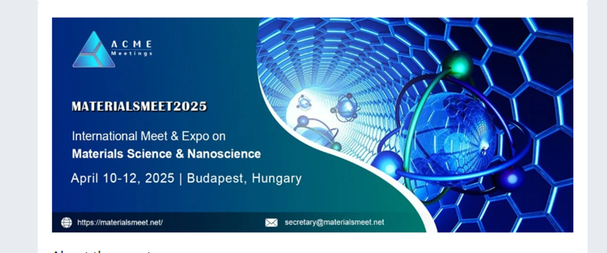 International Meet & Expo on Materials Science & Nanoscience