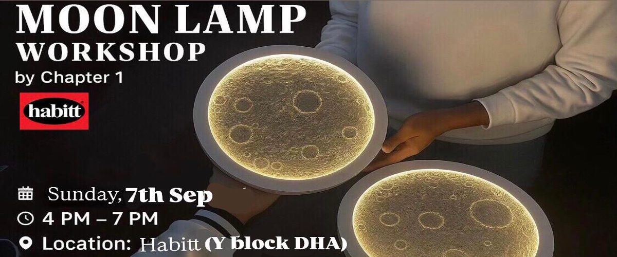 Moon lamp workshop 