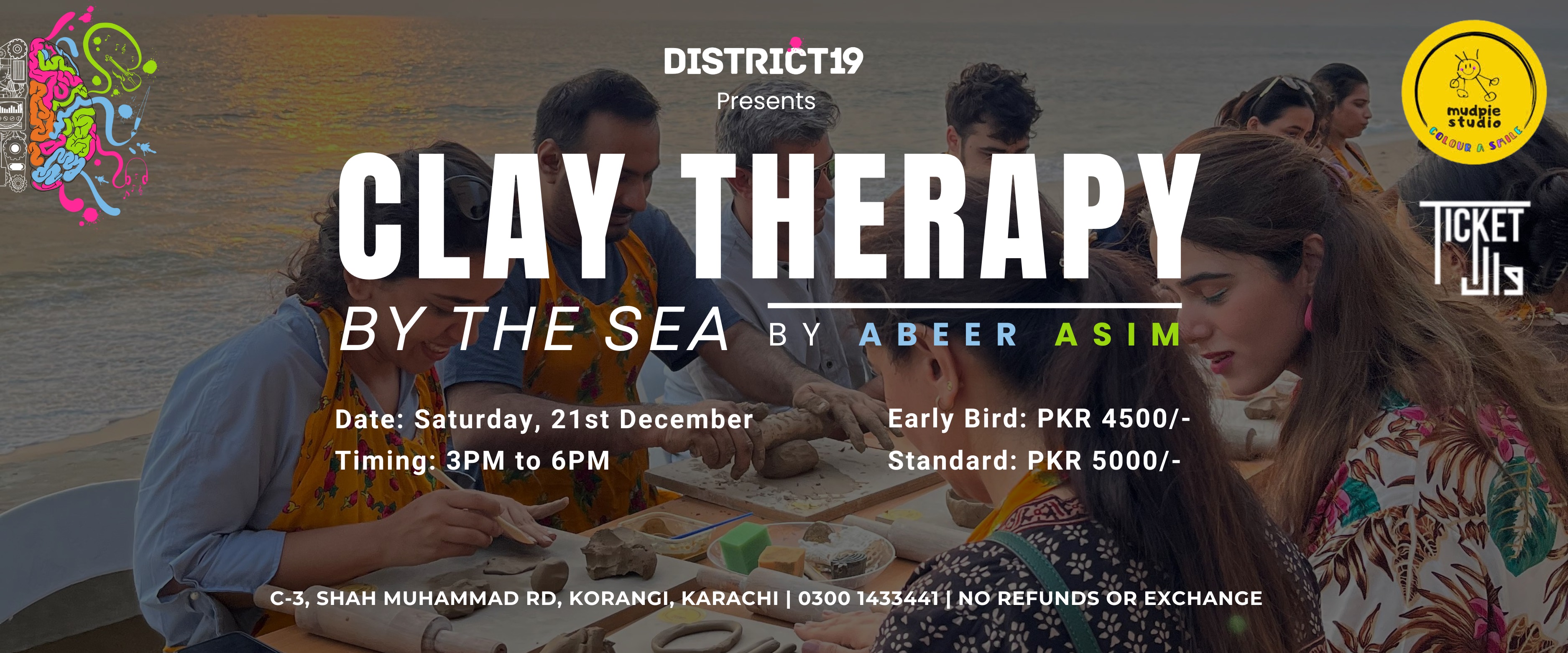 Mudpie Studio Clay Therapy by the Sea with Abeer Asim