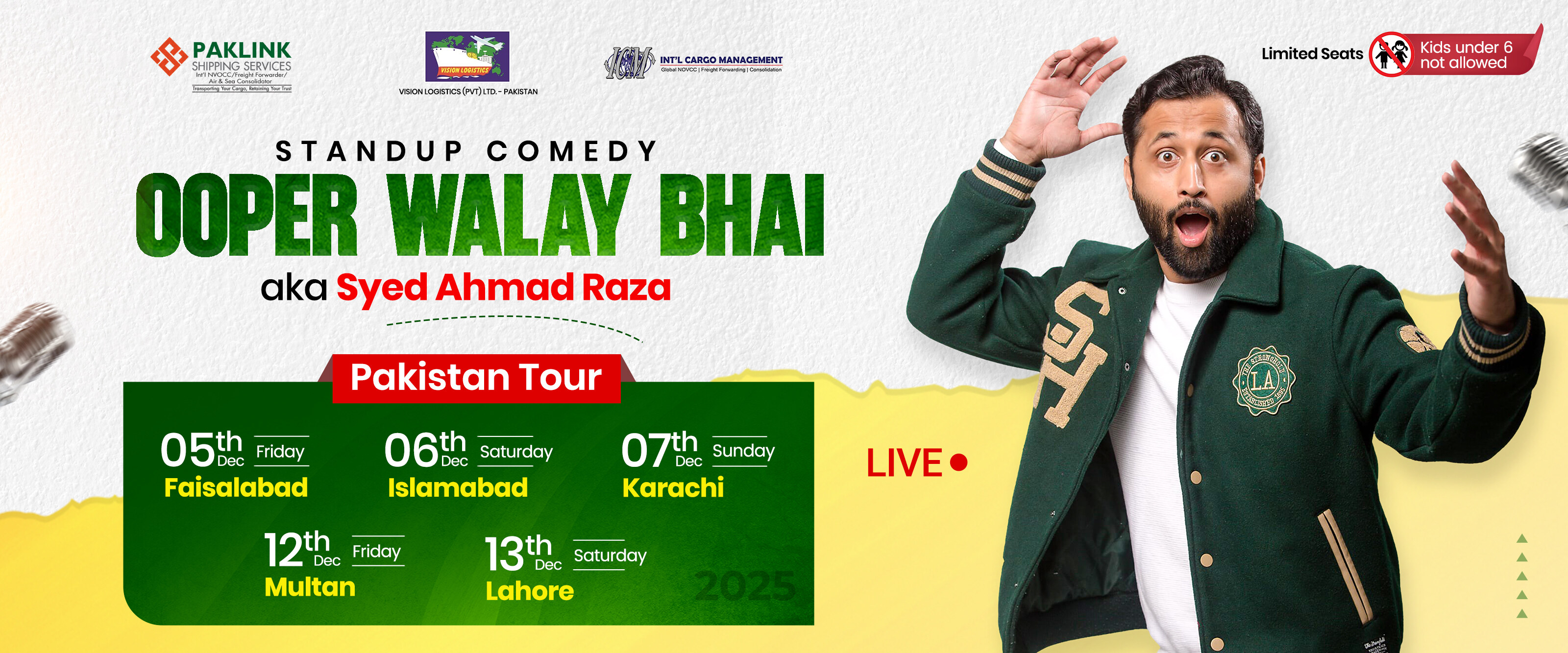 OOPERWALAY BHAI LIVE in Karachi