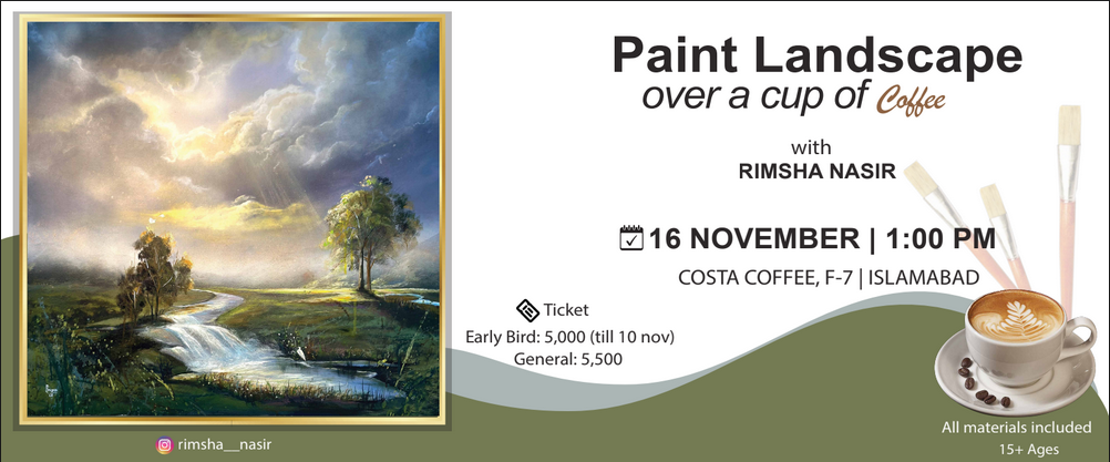 Paint Landscapes Over a Cup of Coffee