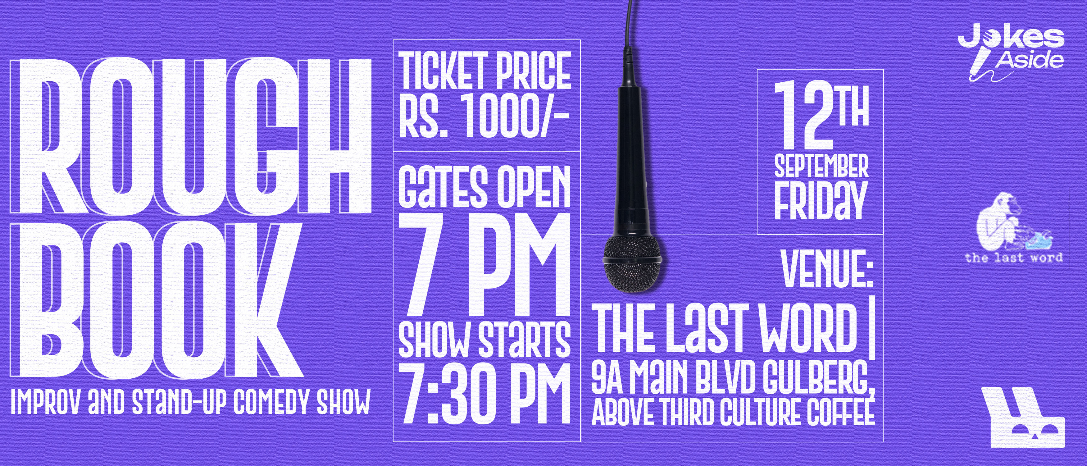 Rough Book - Comedy Night 12th Sep