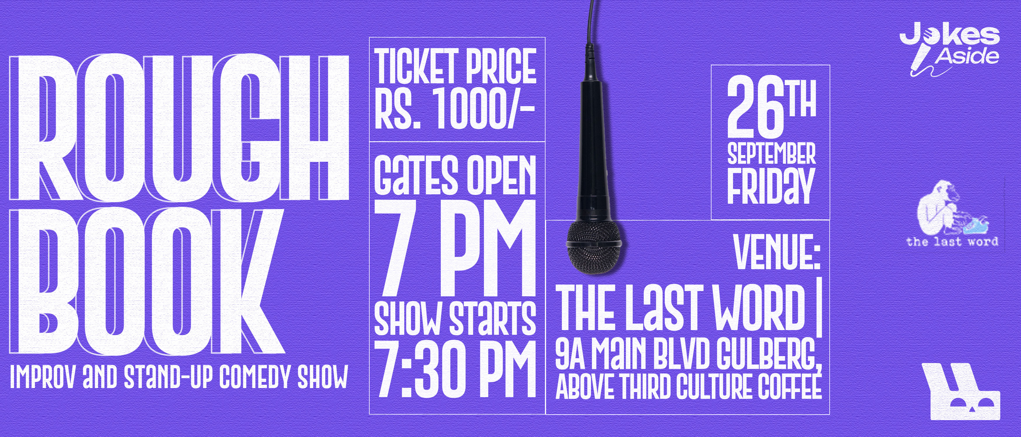 Rough Book - Comedy Night