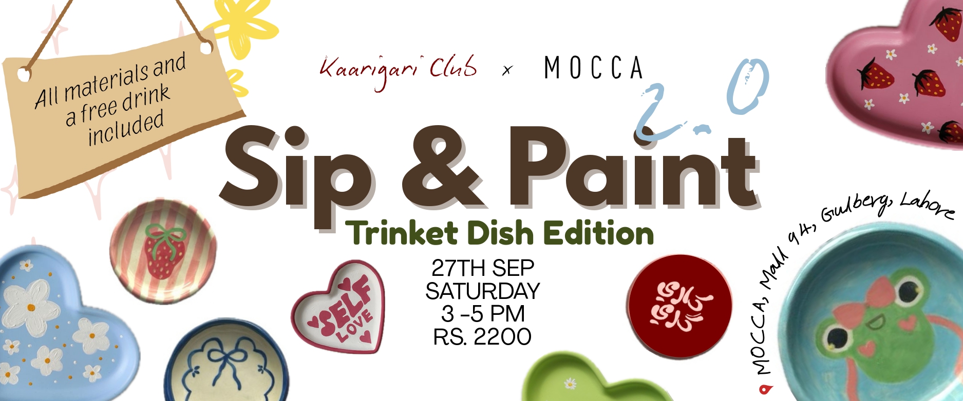 Sip & Paint 2.0: Trinket Dish Edition