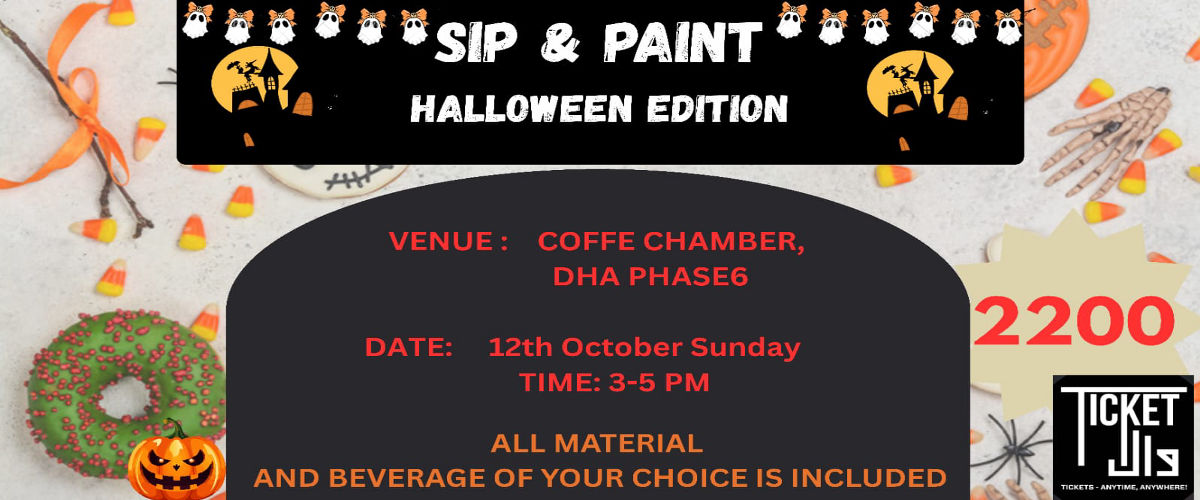 SIP & PAINT HALLOWEEN EDITION