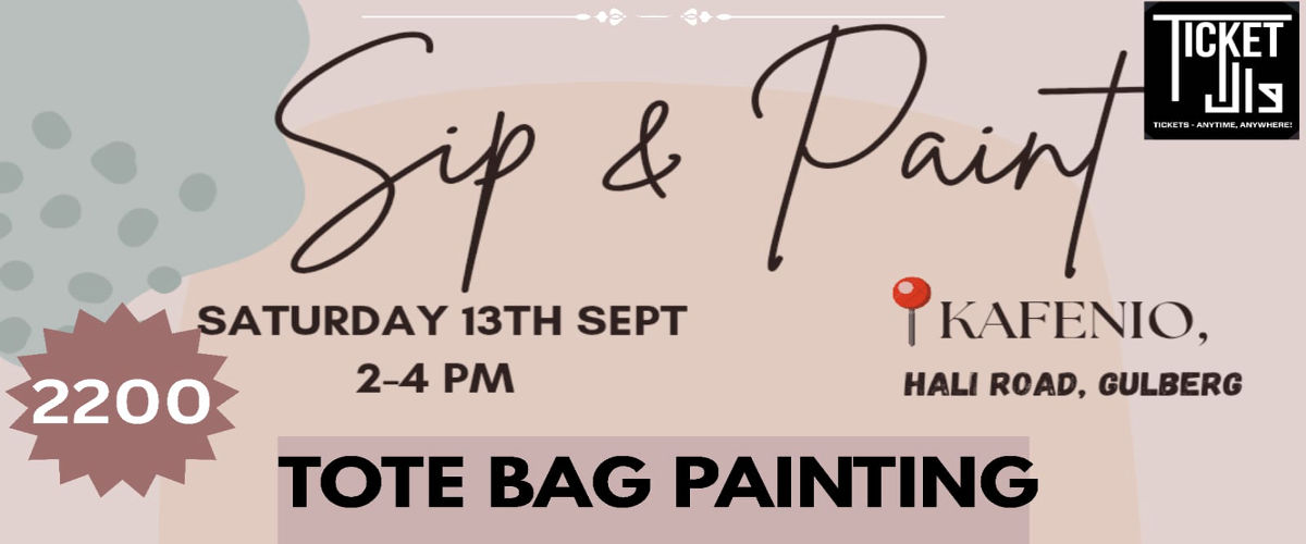 Sip & Paint (Tote bag)