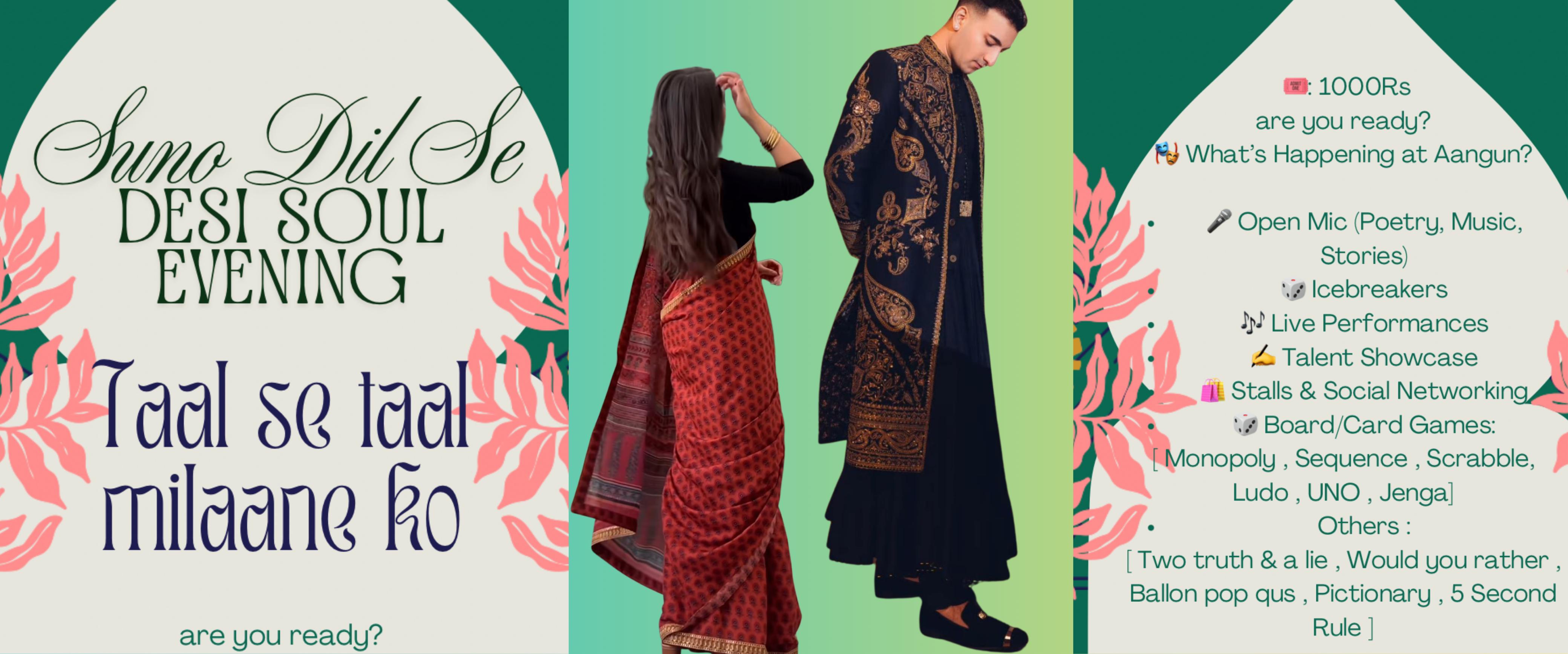 Suno Dil Se — Desi Soul Evening at Aangun