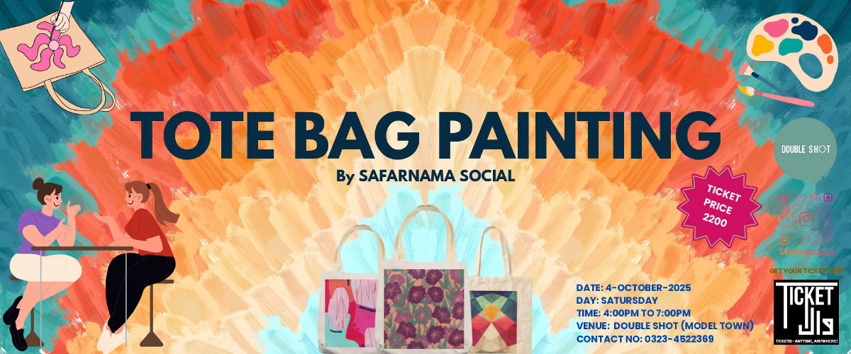 Tote bag painting by Safarnama Social