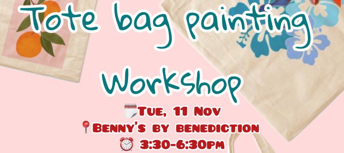  tote bag painting Workshop