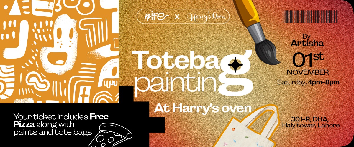 Totebag Painting at Harry’s Oven