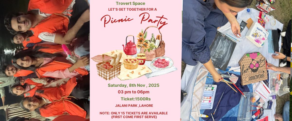 Trovert Space presents — Picnic Time!- 08th November 2025
